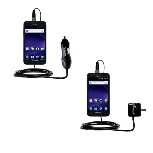 Car & Home Charger Kit compatible with the Samsung Galaxy S II Skyrocket