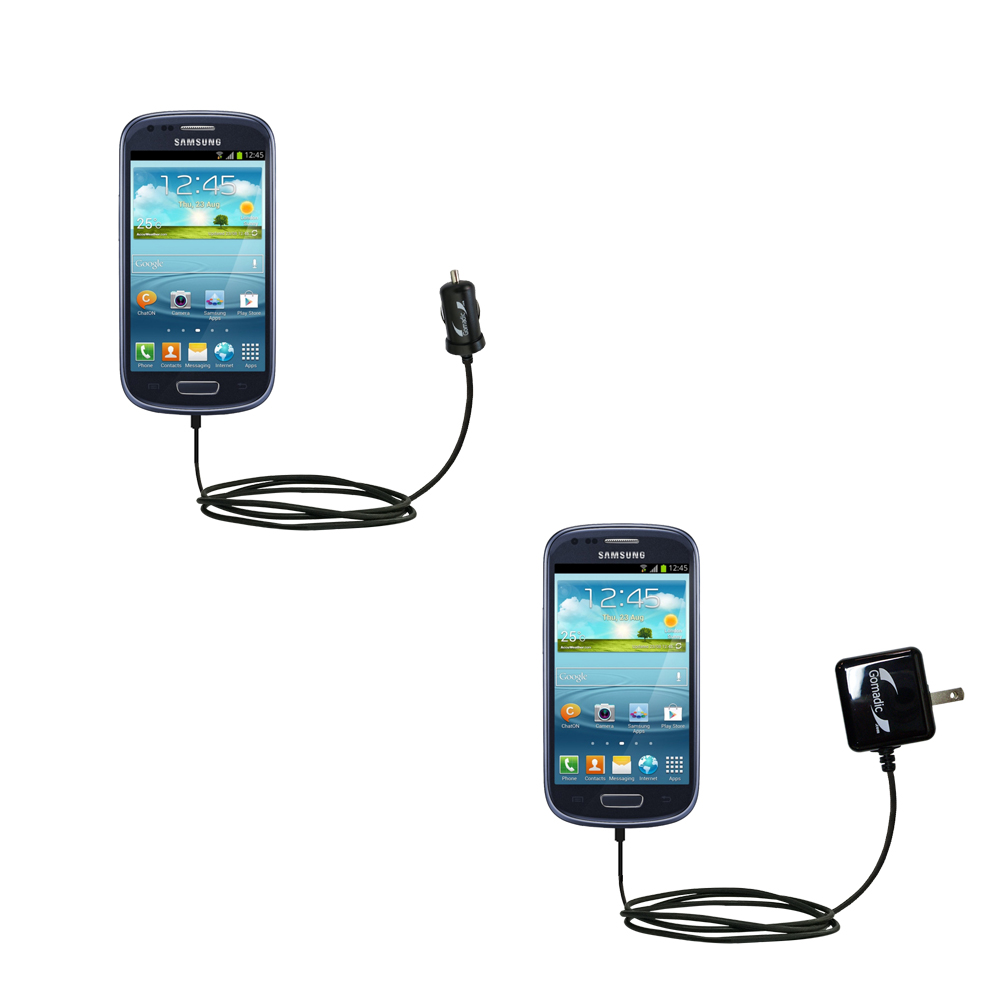 Car & Home Charger Kit compatible with the Samsung Galaxy S III mini