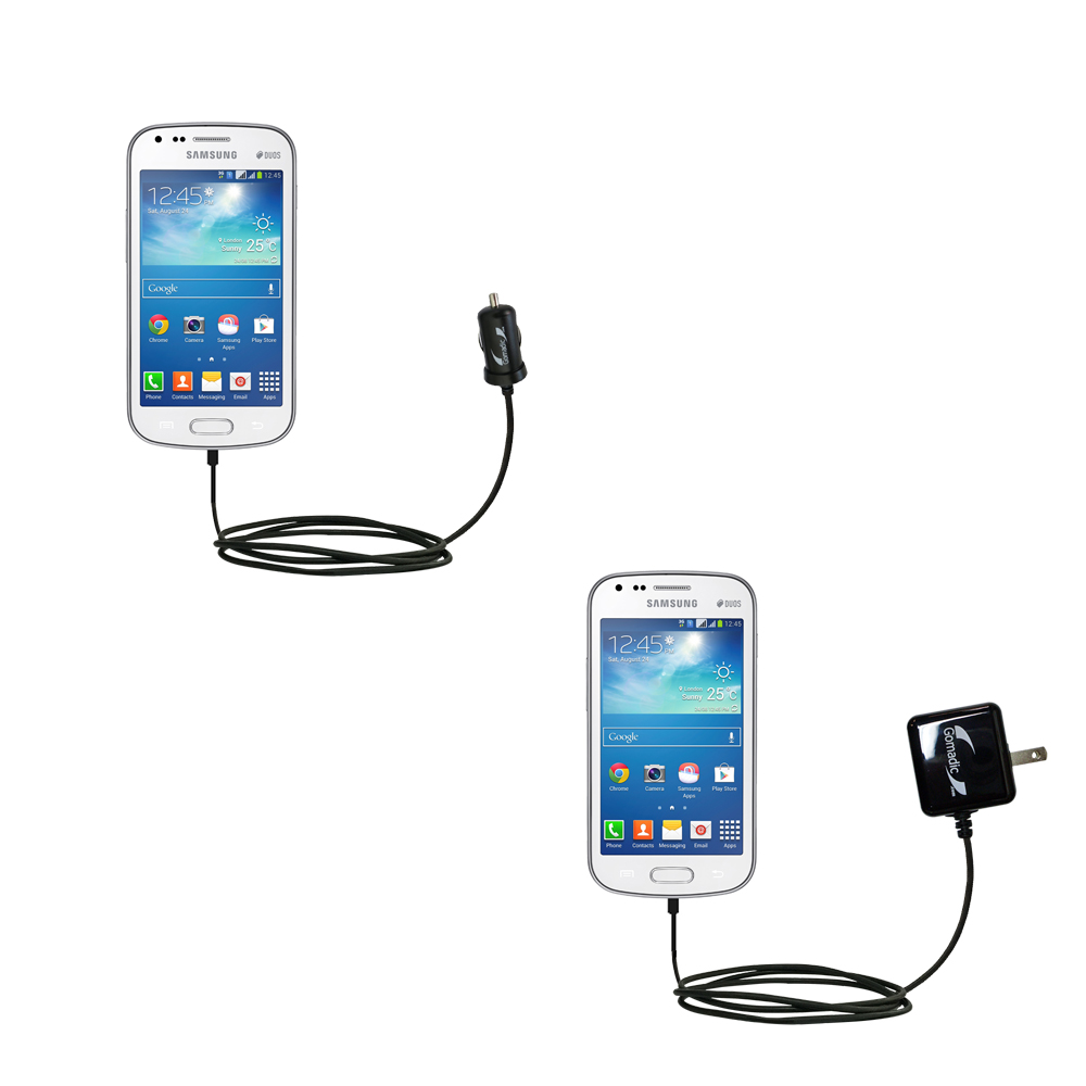 Car & Home Charger Kit compatible with the Samsung Galaxy S4 Mini