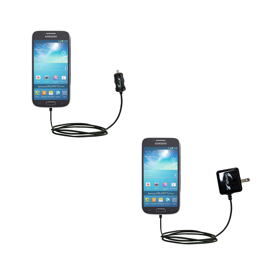 Car & Home Charger Kit compatible with the Samsung Galaxy S4 Zoom