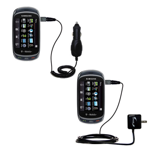 Car & Home Charger Kit compatible with the Samsung Gravity T