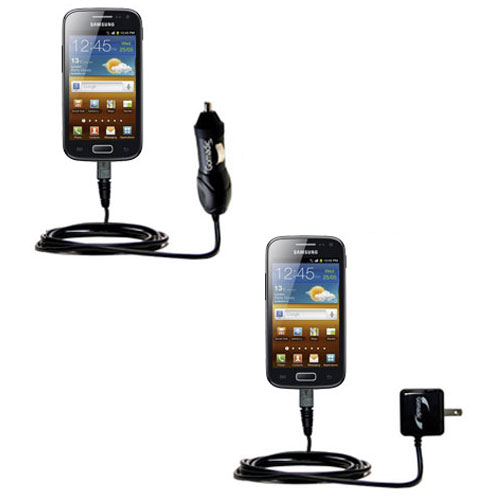 Car & Home Charger Kit compatible with the Samsung GT-I8160