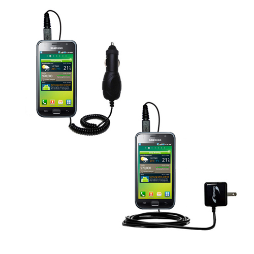 Car & Home Charger Kit compatible with the Samsung GT-I9000