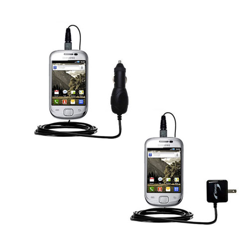 Car & Home Charger Kit compatible with the Samsung GT-S5670