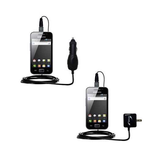Car & Home Charger Kit compatible with the Samsung GT-S5830