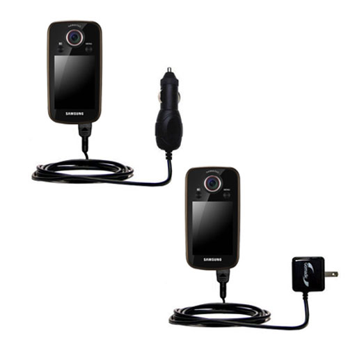 Car & Home Charger Kit compatible with the Samsung HMX-E10 Digital Camcorder