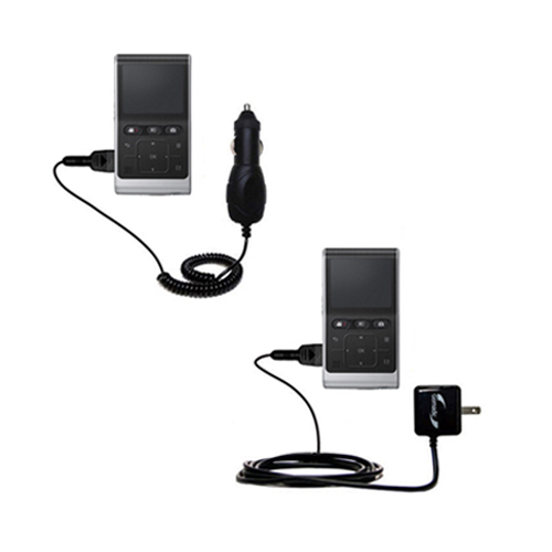 Car & Home Charger Kit compatible with the Samsung HMX-U10 Digital Camcorder
