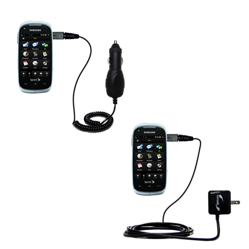 Car & Home Charger Kit compatible with the Samsung Instinct HD SPH-M850