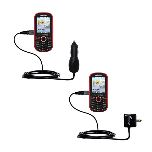 Car & Home Charger Kit compatible with the Samsung Intensity II