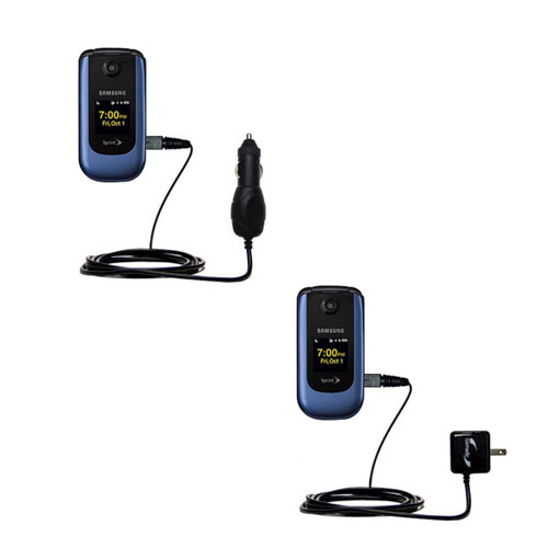 Car & Home Charger Kit compatible with the Samsung M360 / SPH-M360
