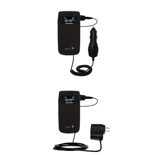 Car & Home Charger Kit compatible with the Samsung M610