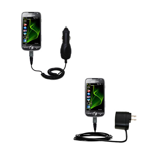 Car & Home Charger Kit compatible with the Samsung Omnia II