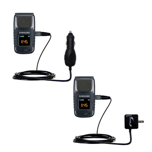 Car & Home Charger Kit compatible with the Samsung Rugby II III