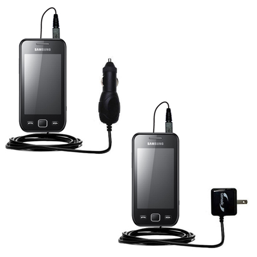 Car & Home Charger Kit compatible with the Samsung S5250