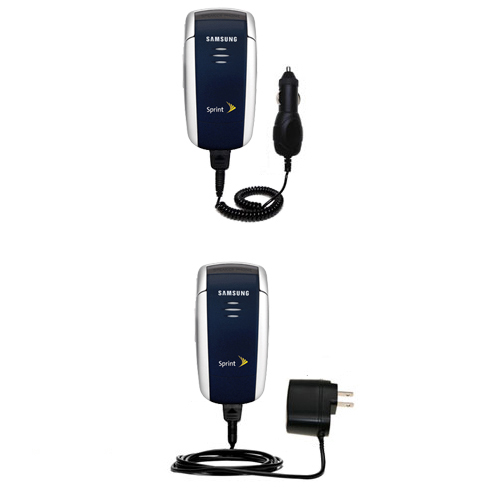 Car & Home Charger Kit compatible with the Samsung SCH-A560 A565 A595 A599