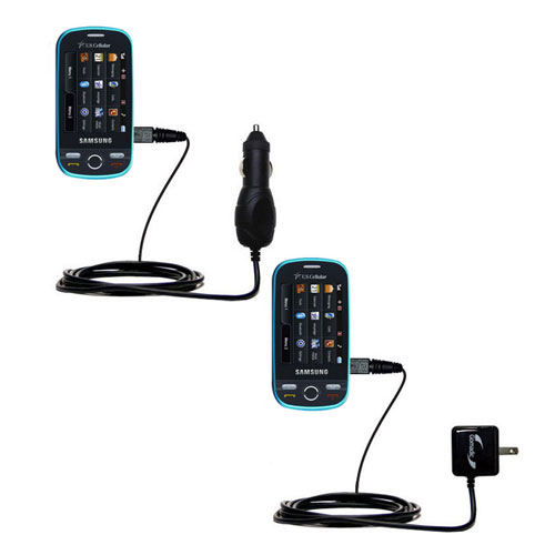 Car & Home Charger Kit compatible with the Samsung SCH-R360