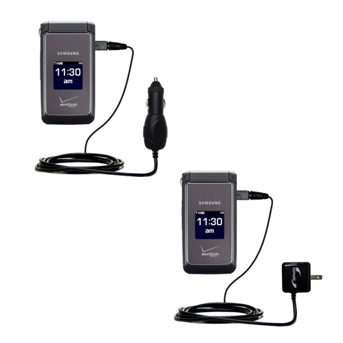 Car & Home Charger Kit compatible with the Samsung SCH-U320
