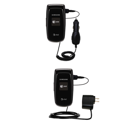 Car & Home Charger Kit compatible with the Samsung SGH-A117