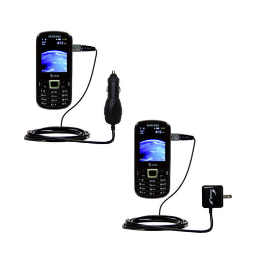 Car & Home Charger Kit compatible with the Samsung SGH-A667