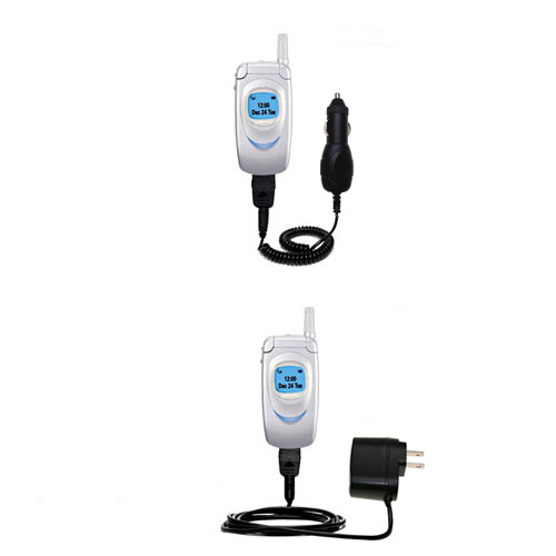 Car & Home Charger Kit compatible with the Samsung SGH-A800