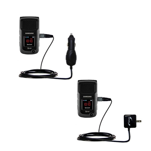 Car & Home Charger Kit compatible with the Samsung SGH-A847