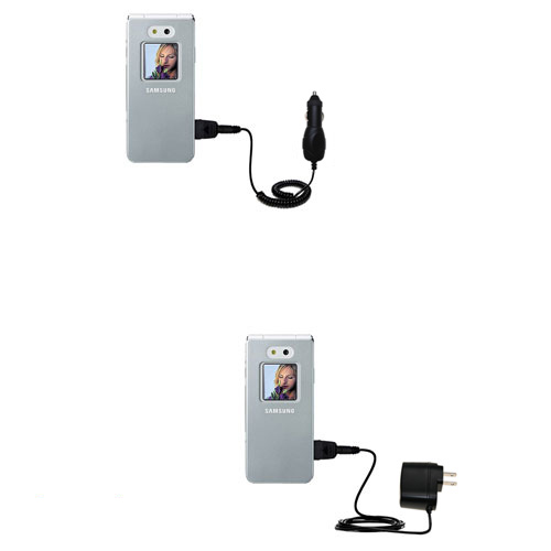 Car & Home Charger Kit compatible with the Samsung SGH-E870