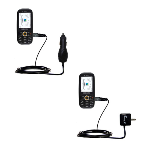 Car & Home Charger Kit compatible with the Samsung SGH-T369