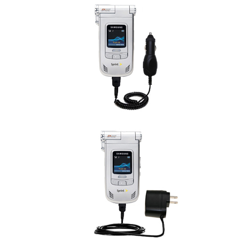 Car & Home Charger Kit compatible with the Samsung SPH-A940 / MM-A940