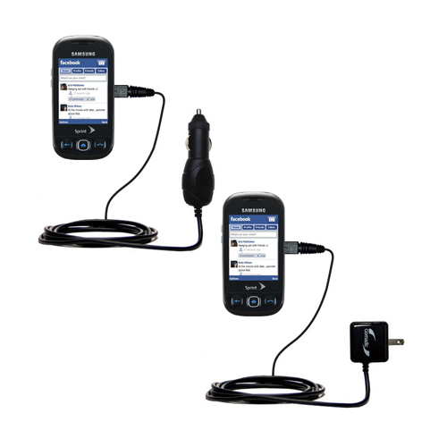 Car & Home Charger Kit compatible with the Samsung SPH-M350