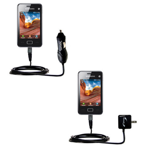 Car & Home Charger Kit compatible with the Samsung Star 3