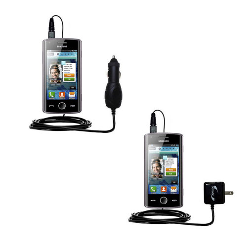 Car & Home Charger Kit compatible with the Samsung Wave 578