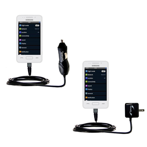 Car & Home Charger Kit compatible with the Samsung Wave 725