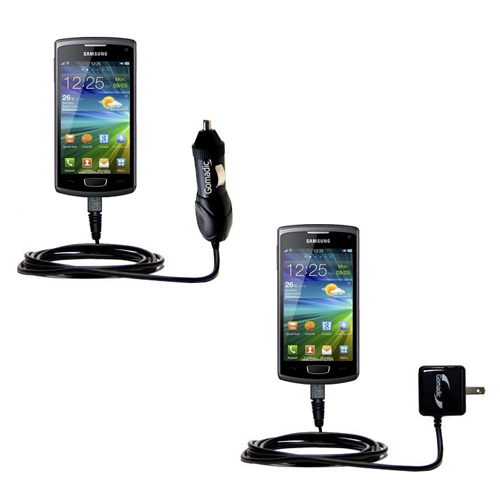 Car & Home Charger Kit compatible with the Samsung Wave Y