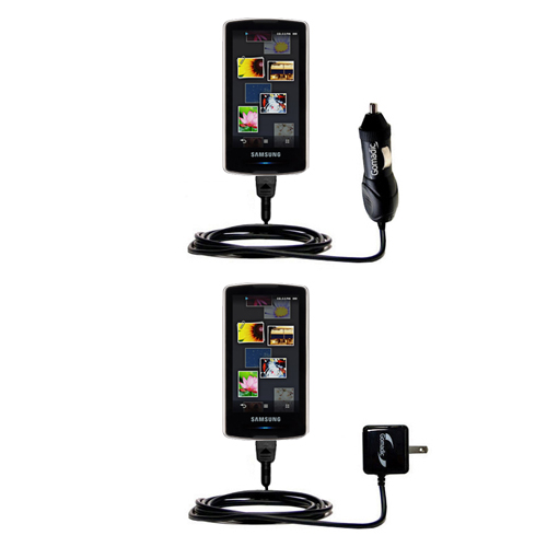 Car & Home Charger Kit compatible with the Samsung YP-M1