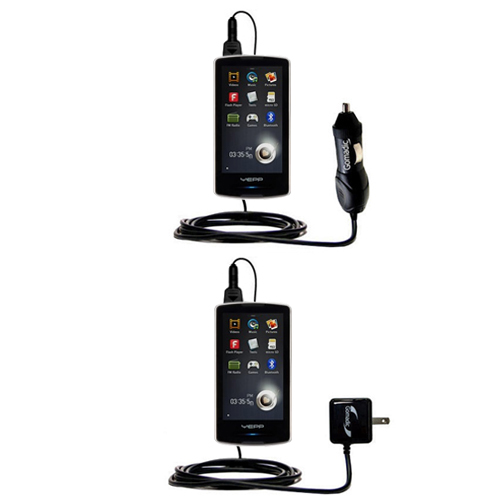 Car & Home Charger Kit compatible with the Samsung YP-MB1
