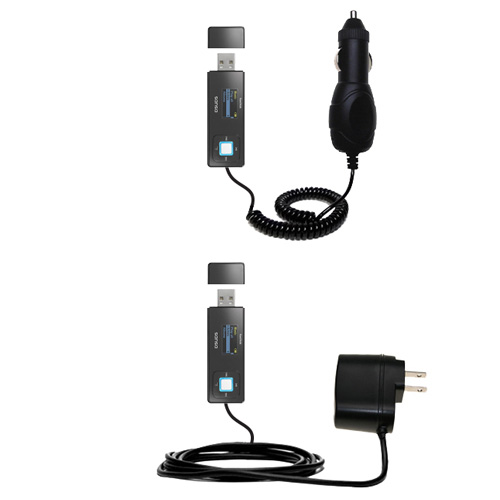Car & Home Charger Kit compatible with the Sandisk Sansa Express