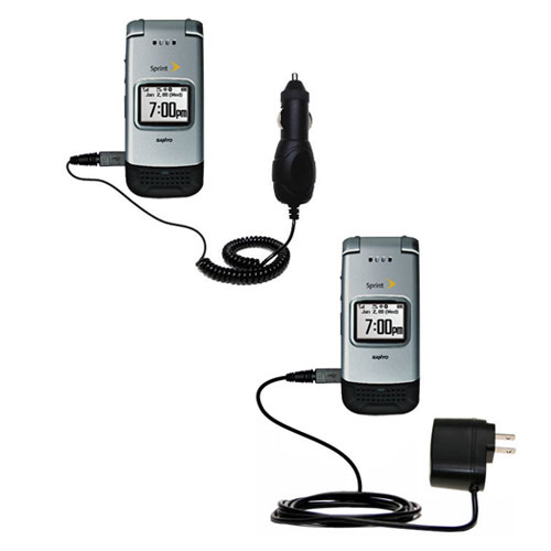 Car & Home Charger Kit compatible with the Sanyo Pro 200