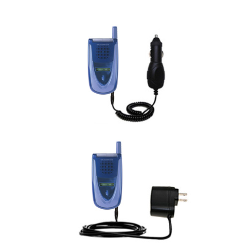 Car & Home Charger Kit compatible with the Sanyo SCP-2300