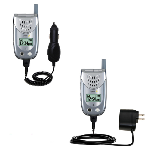 Car & Home Charger Kit compatible with the Sanyo SCP-3100