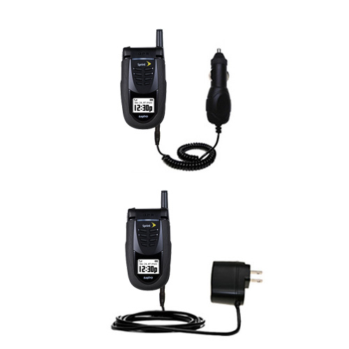 Car & Home Charger Kit compatible with the Sanyo SCP-7050