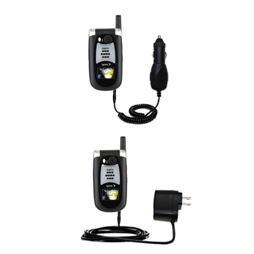 Car & Home Charger Kit compatible with the Sanyo SCP-8400