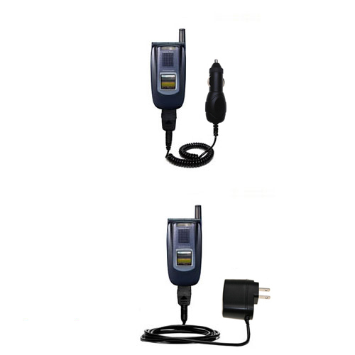 Car & Home Charger Kit compatible with the Sanyo SCP-5500 / SCP 5500