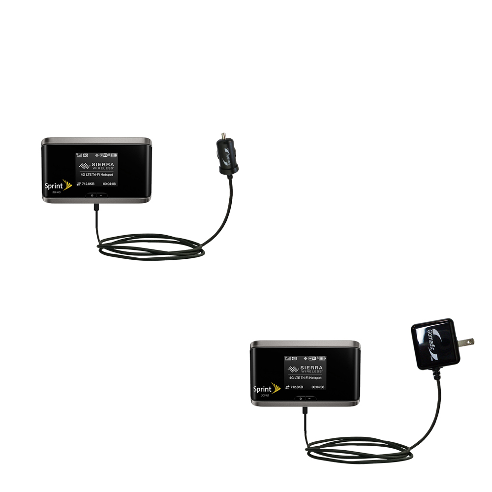 Car & Home Charger Kit compatible with the Sierra Wireless 4G LTE Tri-Fi Hotspot