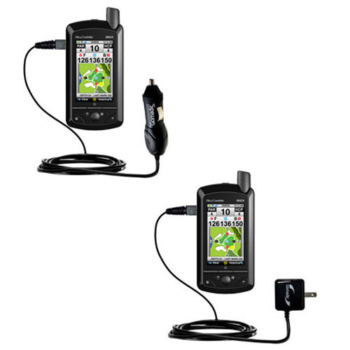 Car & Home Charger Kit compatible with the SkyGolf SkyCaddie SGXw