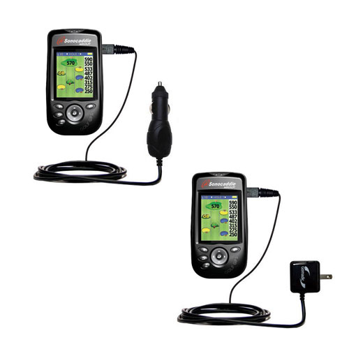 Car & Home Charger Kit compatible with the Sonocaddie Auto Play Golf GPS