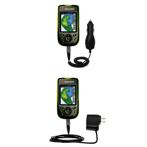 Car & Home Charger Kit compatible with the Sonocaddie v300 GPS