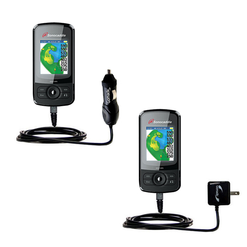 Car & Home Charger Kit compatible with the Sonocaddie v300 Plus GPS