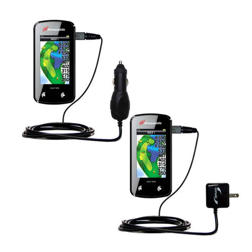 Car & Home Charger Kit compatible with the Sonocaddie v500 Golf GPS