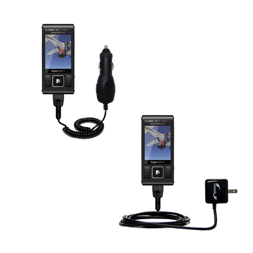 Car & Home Charger Kit compatible with the Sony C905A