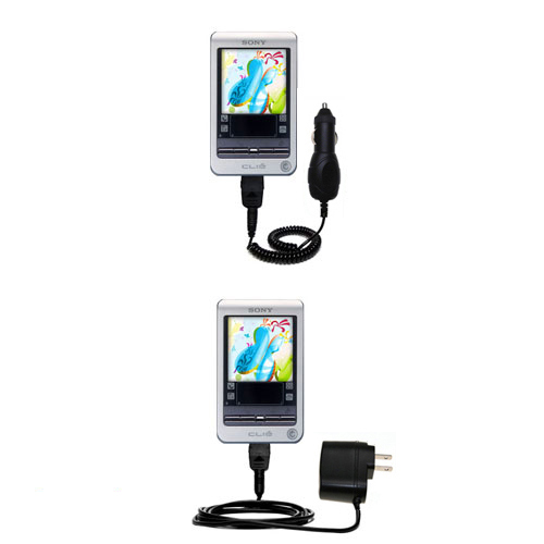Car & Home Charger Kit compatible with the Sony Clie T400